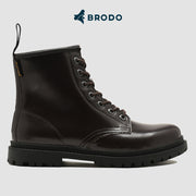 BRODO - Sepatu Alpha Urban Boots Dark Choco BS