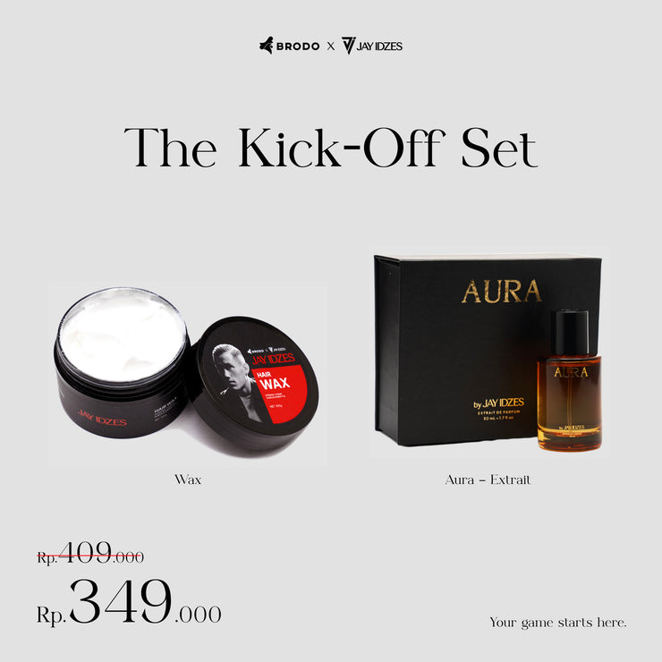 The Kick-Off Set [ Wax + Extrait + Comb ]