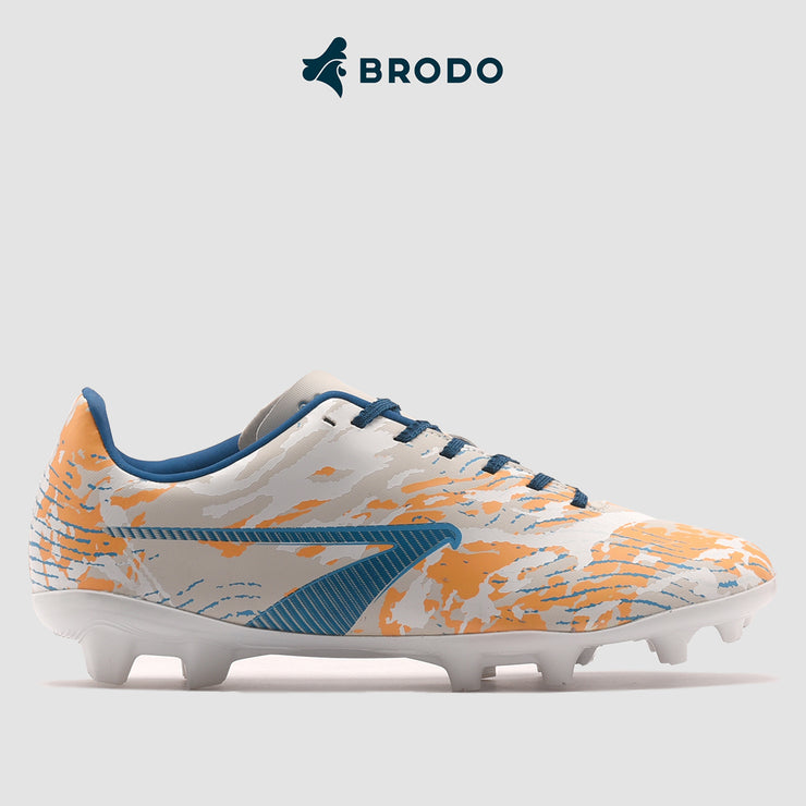 BRODO - Sepatu Bola Active Velto White Coral