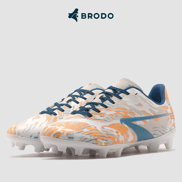 BRODO - Sepatu Bola Active Velto White Coral