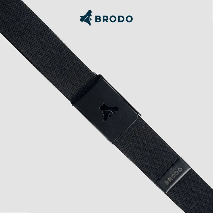 BRODO - Bure Webbing Belt Black