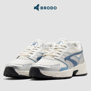 BRODO - Sneakers Ace Neptune Silver Blue OWS