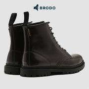 BRODO - Sepatu Alpha Urban Boots Dark Choco BS