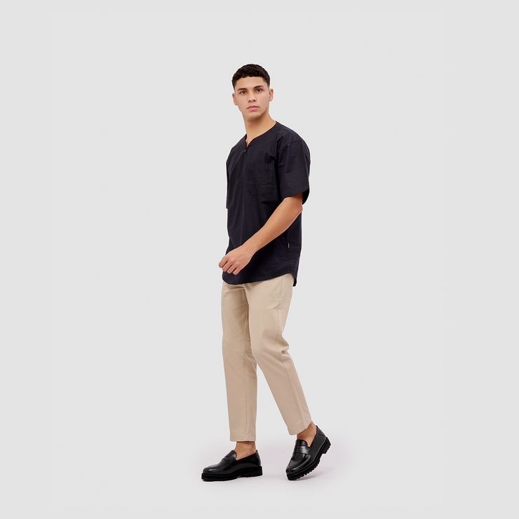 BRODO - Kemeja Pria Broshirt Exito Short Black