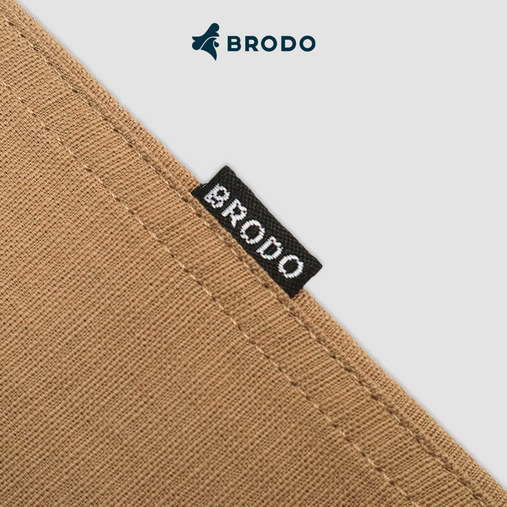 BRODO - Broshirt Camicia Long Khaki