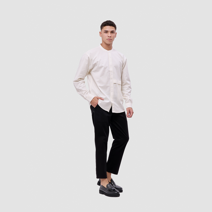 BRODO - Broshirt Camicia Long White