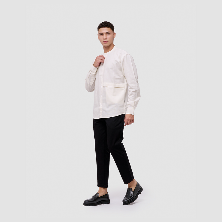 BRODO - Broshirt Camicia Long White