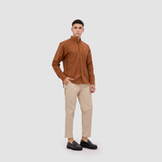BRODO - Kemeja Pria Broshirt Long Brown