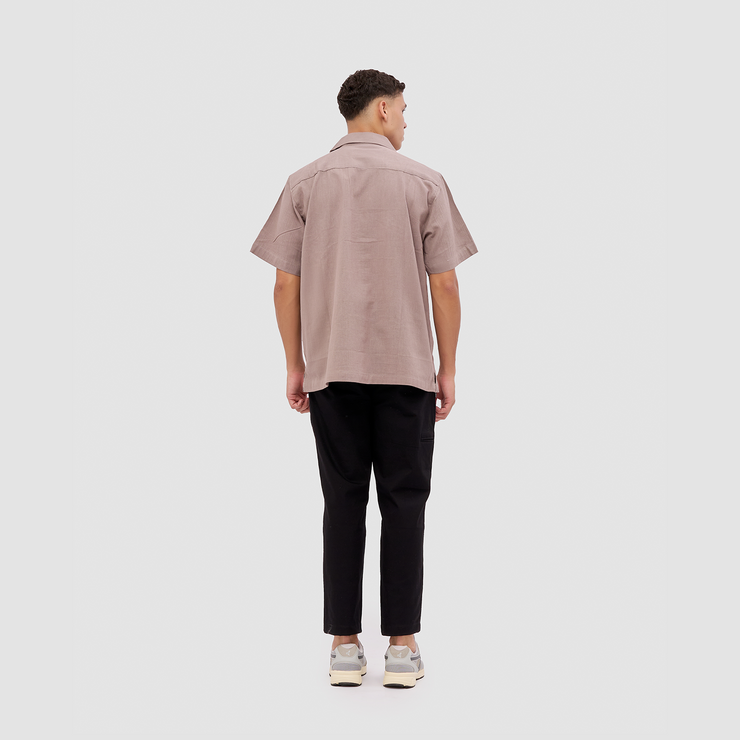 BRODO - Kemeja Pria Broshirt Short Grey