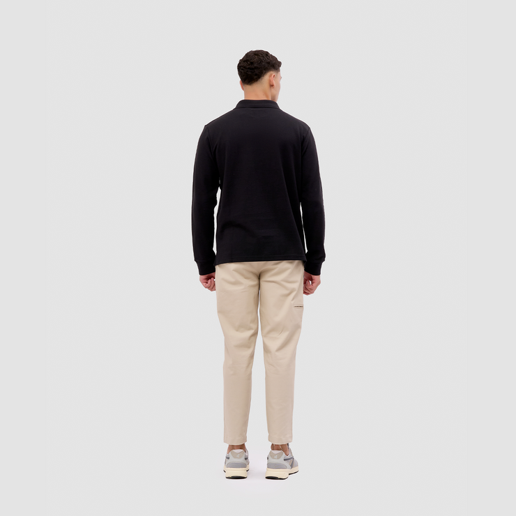BRODO - Broshirt Polo Long Sleeve Black
