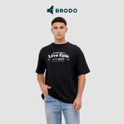 BRODO - Time to Live Tees Black
