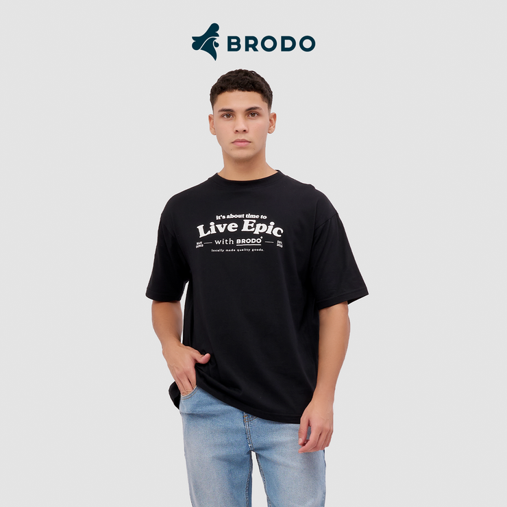 BRODO - Time to Live Tees Black