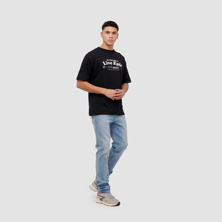 BRODO - Time to Live Tees Black