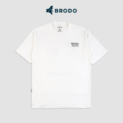 BRODO - Take a Step Tees Off White