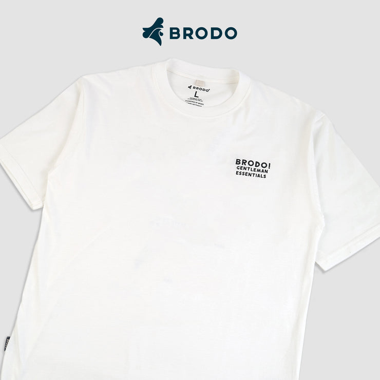 BRODO - Take a Step Tees Off White