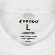 BRODO - Take a Step Tees Off White