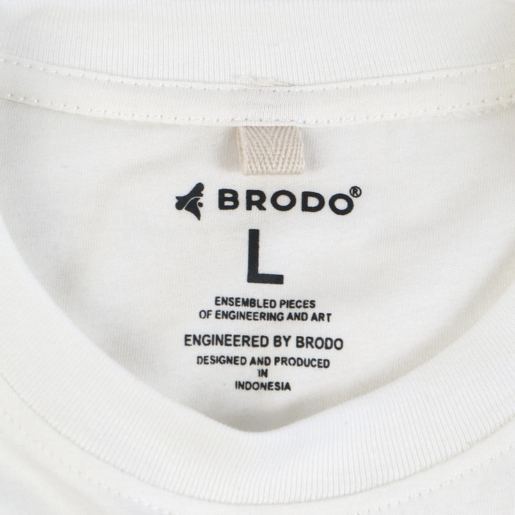 BRODO - Take a Step Tees Off White