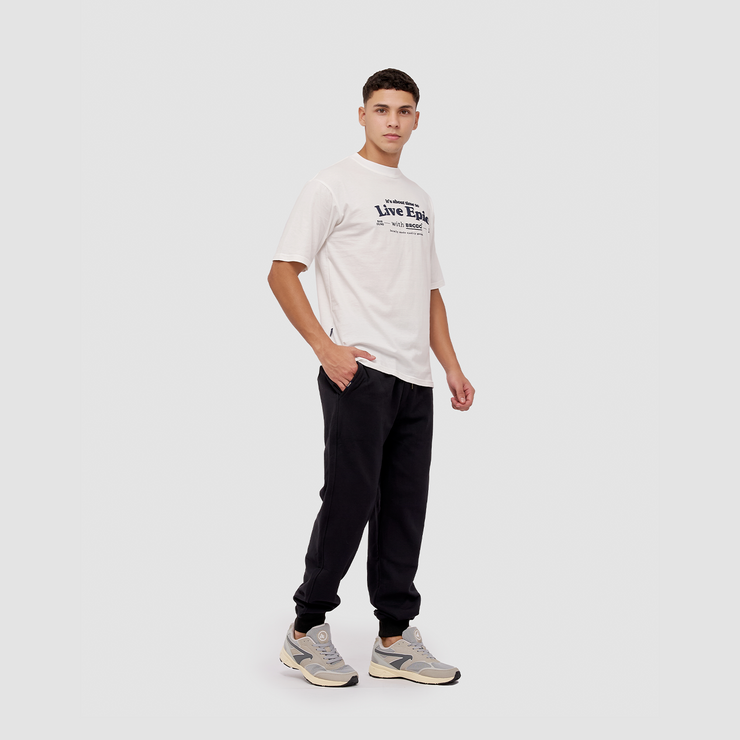 BRODO - Time to Live Tees Off White
