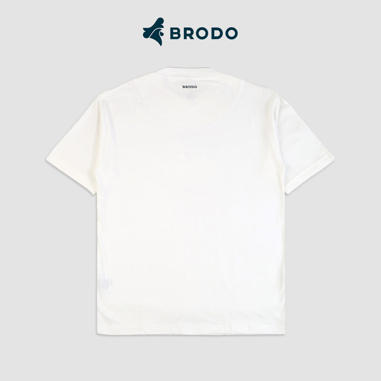 BRODO - Time to Live Tees Off White