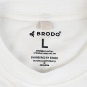 BRODO - Time to Live Tees Off White