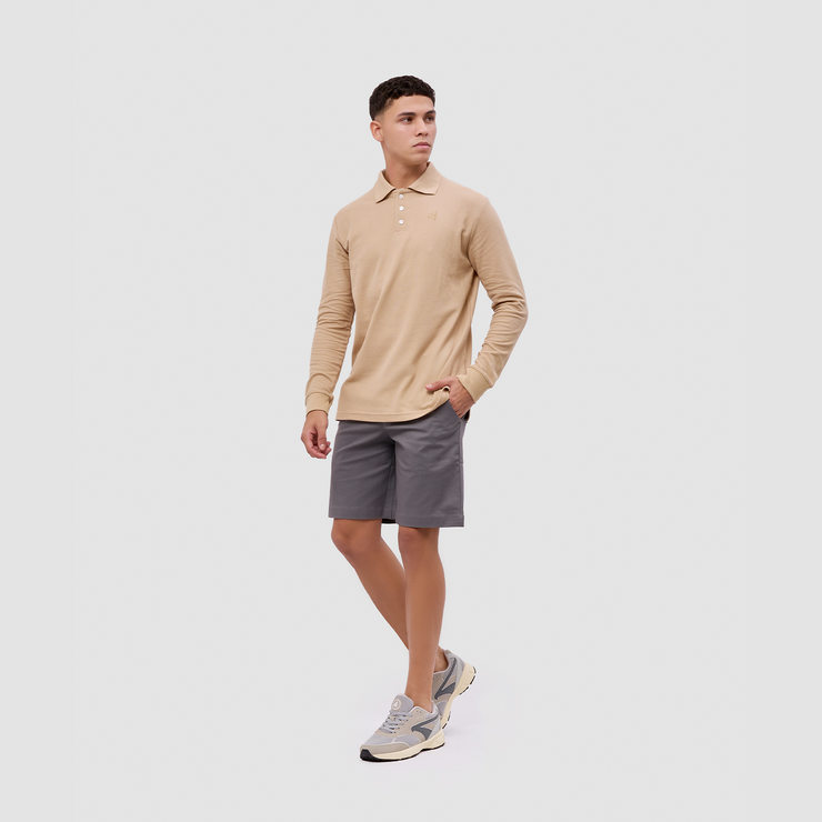 BRODO - Broshirt Polo Long Sleeve Khaki