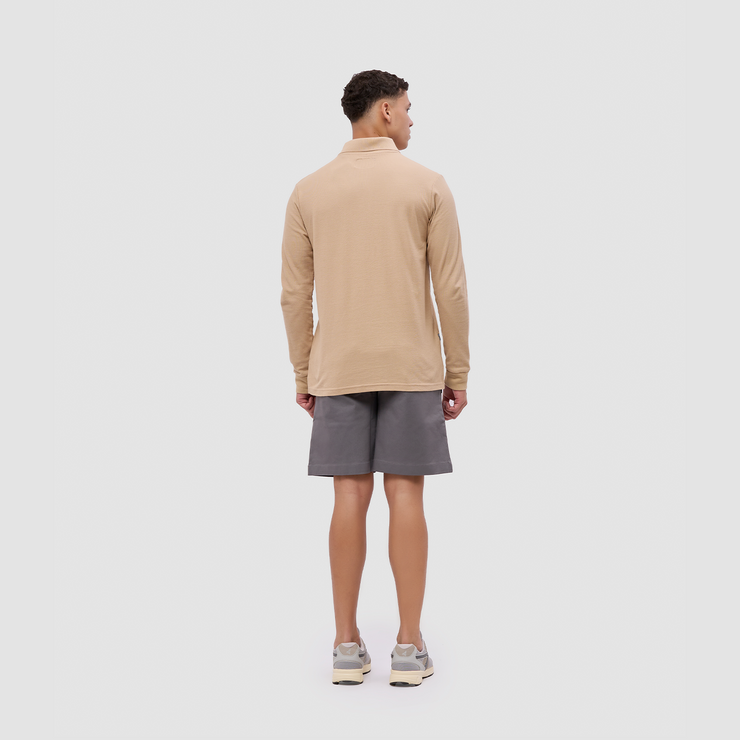 BRODO - Broshirt Polo Long Sleeve Khaki