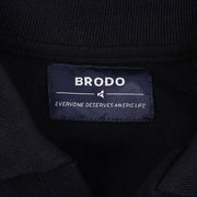 BRODO - Line Court Polo Short Black