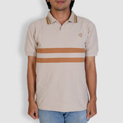 BRODO - Line Court Polo Short Beige