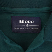 BRODO - Line Court Polo Short Olive