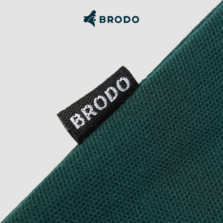 BRODO - Line Court Polo Short Olive