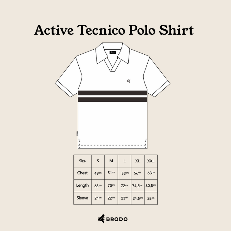 BRODO - Line Court Polo Short Olive