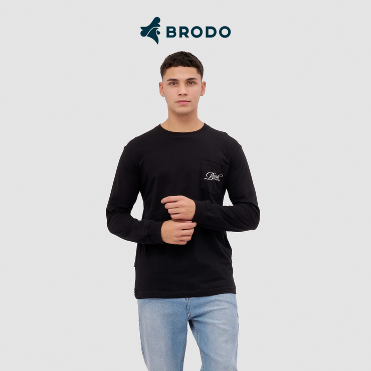 BRODO - Coinvo Longsleeve Tees Black