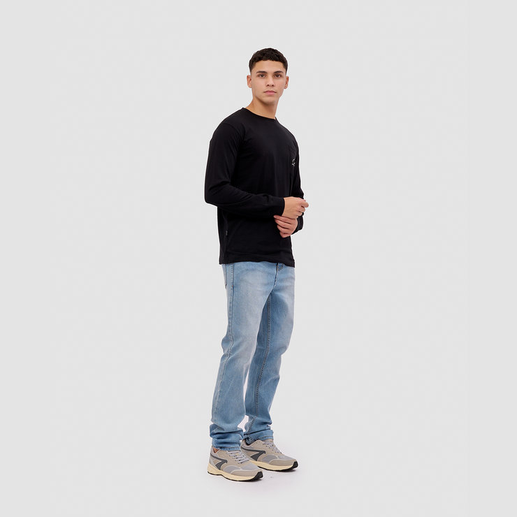 BRODO - Coinvo Longsleeve Tees Black