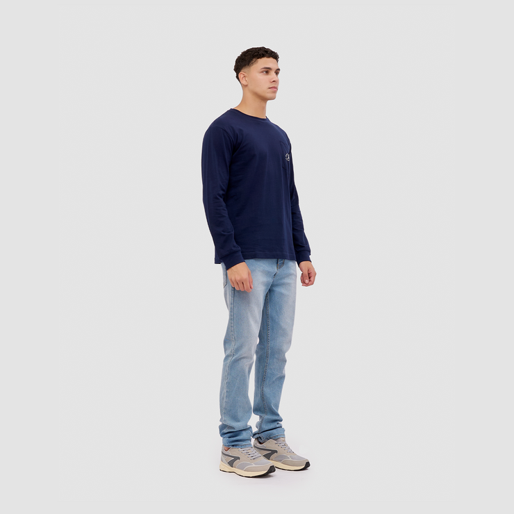 BRODO - Coinvo Longsleeve Tees Navy