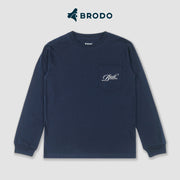 BRODO - Coinvo Longsleeve Tees Navy