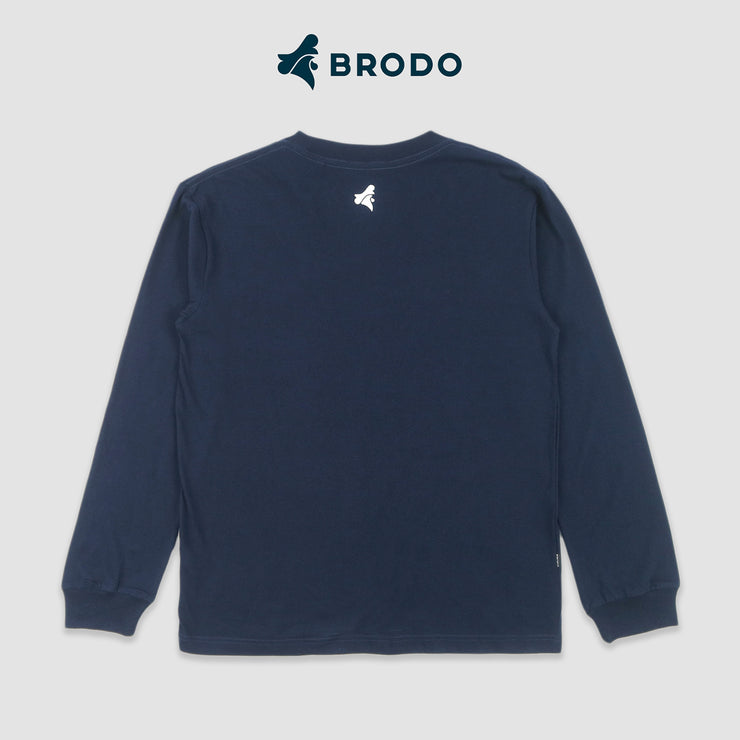 BRODO - Coinvo Longsleeve Tees Navy