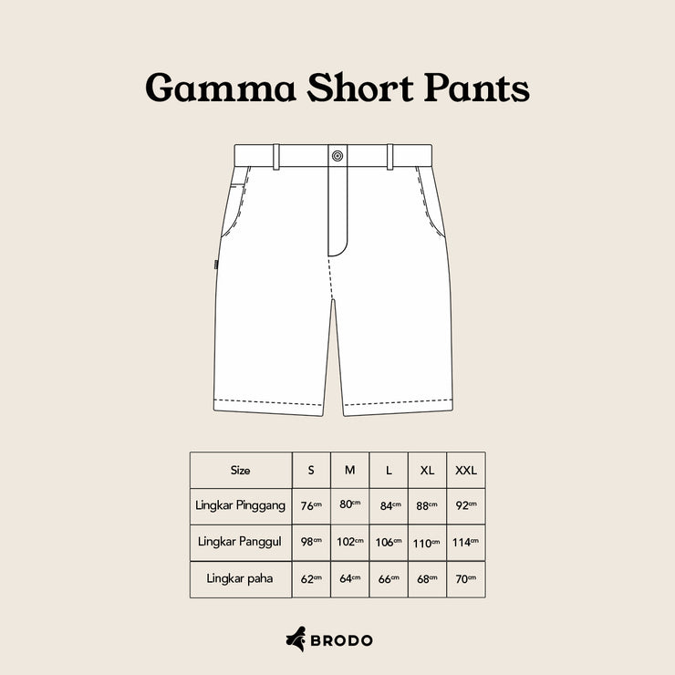 BRODO - Gamma Short Pants Grey