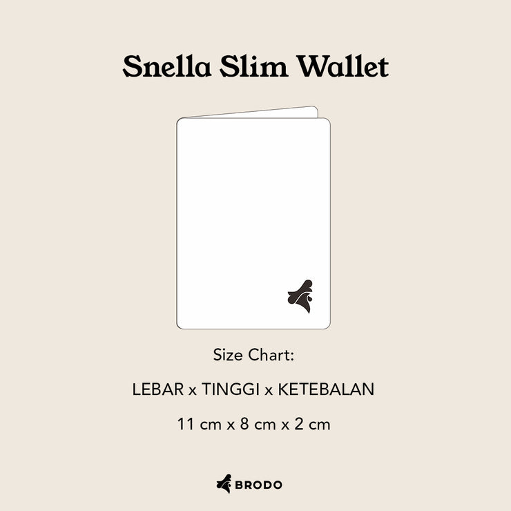 BRODO - Snella Slim Wallet Brown