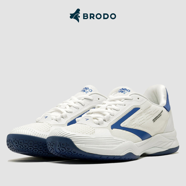 BRODO - Active Stance Tennis White Sapphire