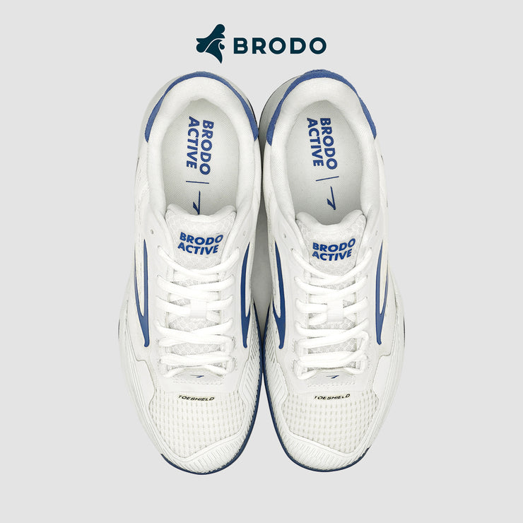 BRODO - Active Stance Tennis White Sapphire