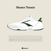 BRODO - Active Stance Tennis White Sapphire