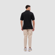 BRODO - Broshirt Polo Waffle Short Black
