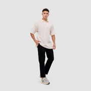 BRODO - Broshirt Polo Waffle Short Off White
