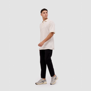 BRODO - Broshirt Polo Waffle Short Off White