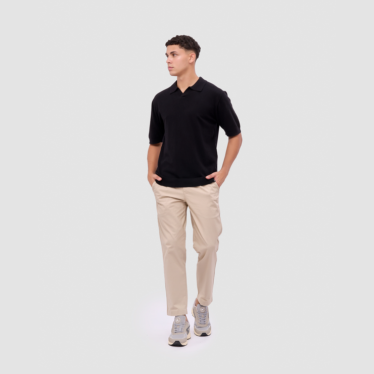 BRODO - Broshirt Polo Knit Black