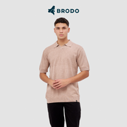 BRODO - Broshirt Polo Knit Khaki