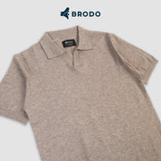 BRODO - Broshirt Polo Knit Khaki