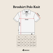 BRODO - Broshirt Polo Knit Khaki