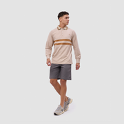 BRODO - Line Court Polo Long Beige