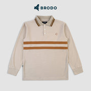 BRODO - Line Court Polo Long Beige